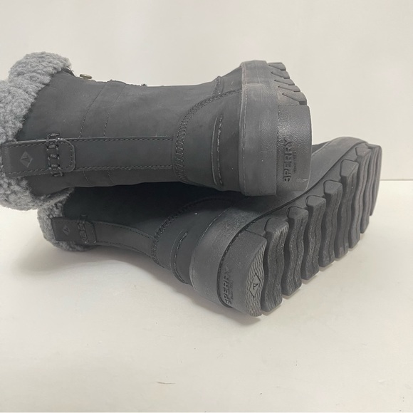 SPERRY TOP SIDER Juneau Faux Shearling Trim Boot- New In Box- Reemoly - Picture 13 of 15